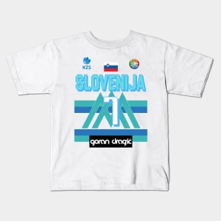 Goran Dragic Slovenija Fan Design Kids T-Shirt